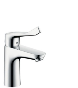 Picture of HANSGROHE Focus Einhebel-Waschtischmischer 100 mit Zugstangen-Ablaufgarnitur und extra langem Griff, 31911000