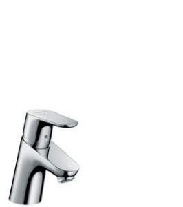 Picture of HANSGROHE Focus Einhebel-Waschtischmischer 70 CoolStart mit Zugstangen-Ablaufgarnitur, 31539000