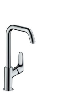 Picture of HANSGROHE Focus Einhebel-Waschtischmischer 240 mit Zugstangen-Ablaufgarnitur und Schwenkauslauf 120°, 31609000