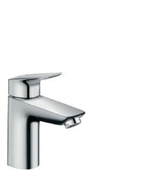Picture of HANSGROHE Logis Einhebel-Waschtischmischer 100 mit Push-Open Ablaufgarnitur,  71107000
