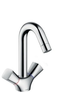 Picture of HANSGROHE Logis 2-Griff Waschtischarmatur mit Zugstangen-Ablaufgarnitur,  71222000