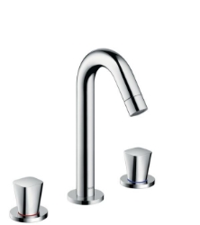 Picture of HANSGROHE Logis 3-Loch Waschtischarmatur mit Zugstangen-Ablaufgarnitur,  71133000