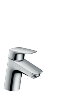 Picture of HANSGROHE Logis Einhebel-Waschtischmischer 70 mit Metall Zugstangen-Ablaufgarnitur,  71170000