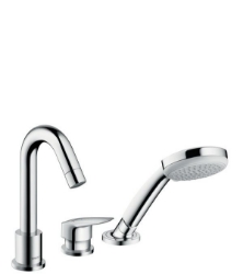 Picture of HANSGROHE Logis 3-Loch Einhebel-Wannenrandmischer,  71310000