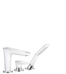 Picture of HANSGROHE PuraVida 3-Loch Einhebel-Wannenrandmischer,  15432000