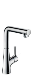 Picture of HANSGROHE Talis S Einhebel-Waschtischmischer 210 mit Zugstangen-Ablaufgarnitur und Schwenkauslauf 120°,  72105000