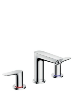 Picture of HANSGROHE Talis E 3-Loch Waschtischarmatur mit Zugstangen-Ablaufgarnitur,  71733000