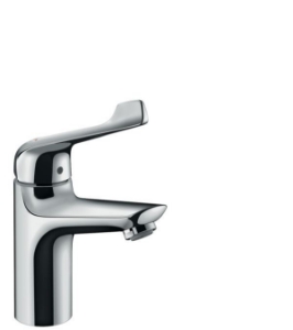 Picture of HANSGROHE Novus Einhebel-Waschtischmischer 100 mit Zugstangen-Ablaufgarnitur und extra langem Griff,  71921000