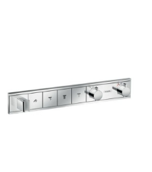 Picture of HANSGROHE RainSelectFertigset Unterputz für 4 Verbraucher,  15357000