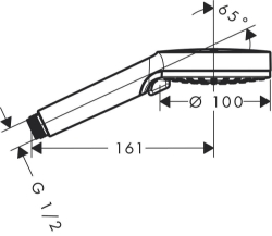 Picture of HANSGROHE Crometta Vario Handbrause,  26330400