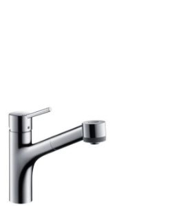 Picture of HANSGROHE M52 Talis S Einhebel-Küchenmischer mit Ausziehbrause mit sBox,  73860000