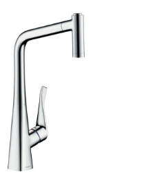 Picture of HANSGROHE M71 Metris Einhebel-Küchenmischer 320 mit Ausziehbrause und sBox,  73801000