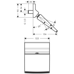 Picture of HANSGROHE Raindance Rainfall Stream 150 1jet Kopfbrause,  26443000