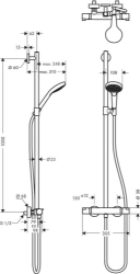 Picture of HANSGROHE Croma Select S Multi SemiPipe,  27247400
