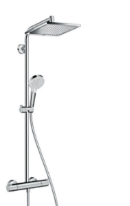 Picture of HANSGROHE Crometta E 240 1jet Showerpipe EcoSmart 9 l/min,  27281000