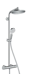 Picture of HANSGROHE Crometta S 240 1jet Showerpipe EcoSmart 9 l/min,  27268000