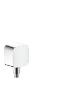 Picture of HANSGROHE Fixfit Schlauchanschluss mit Rückflussverhinderer und Kunststoffwinkel,  26457000