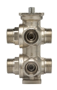 Picture of IMI Hydronic Engineering TA-6-Wege-Ventil DN 20 DZR, flachdichtend, Kv 2,8, Art.Nr.: 322031-30500