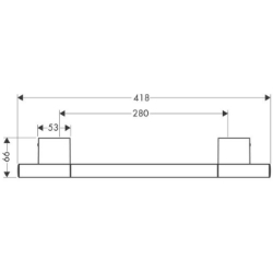 Picture of AXOR Uno Haltestange, Art.Nr. 41530000