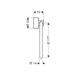 Picture of AXOR Uno Handtuchring, Art.Nr. 41521000