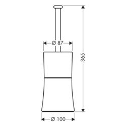 Picture of AXOR Uno WC Bürstenhalter Standversion, Art.Nr. 41536000