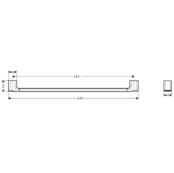 Picture of AXOR Urquiola Badetuchhalter 600 mm, Art.Nr. 42460000