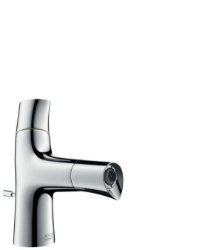 Picture of AXOR Starck Organic 2-Griff-Bidetmischer mit Zugstangen-Ablaufgarnitur, Art.Nr. 12210000