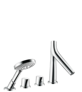 Picture of AXOR Starck Organic 4-Loch Fliesenrandarmatur mit Thermostat, Art.Nr. 12426000