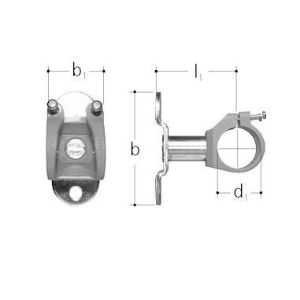 Picture of JRG Sanipex Halter für Verteiler, d1 (mm): 27, Art.Nr. : 5739.000