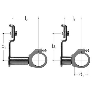 Picture of JRG Sanipex Halterung für Verteiler, d1 (mm): 27, Art.Nr. : 5754.000