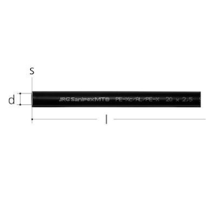 Bild von JRG Sanipex MT Rohr 16m in Stangen, 3m; Art.Nr. : 4600.316