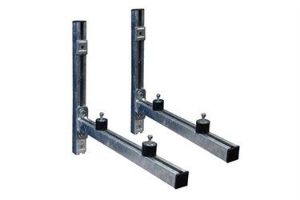 Picture of ALIXO KIT WANDKONSOLEN FEUERVERZINKT 38X40X520 MM INKL. VIBRATIONSDÄMPFER M8 ,  alte Kode : LAC-860, Art.Nr. :ALX-6220-000