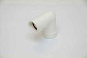 Picture of ALIXO KNIESTÜCK 90° HARTES ABFLUSSROHR Ø25 MM ,  alte Kode : RDP25-C90, Art.Nr. :ALX-2163-010