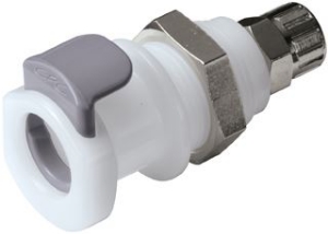 Picture of CPC Kupplungen 1/4 PTF Non-Valved Panel Mount  Acetal (POM) Coupling Body - 25 Stk,  Art.Nr. : APC12004