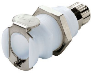Picture of CPC Kupplungen 1/4 PTF Non-Valved Panel Mount Acetal Coupling Body- 25 Stk,  Art.Nr. : PLC12004