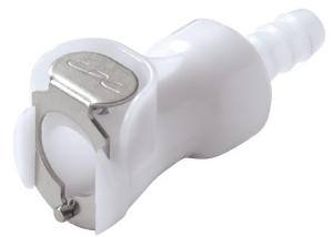 Picture of CPC Kupplungen 1/4 Hose Barb Valved In-Line Acetal Coupling Body- 25 Stk,  Art.Nr. : PLCD17004