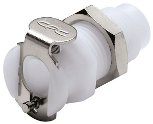 Picture of CPC Kupplungen 10-32 Valved Panel Mount Acetal Coupling Body- 25 Stk,  Art.Nr. : PMCD181032