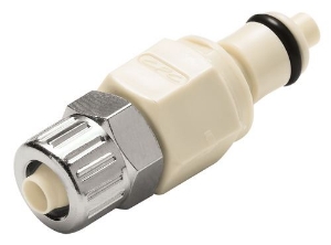 Picture of CPC Kupplungen 1/4 PTF Valved In-Line Polypropylene Coupling Insert- 25 Stk,  Art.Nr. : PMCD200412