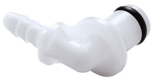Picture of CPC Kupplungen 1/8 Hose Barb Valved Elbow Acetal Coupling Insert- 25 Stk,  Art.Nr. : PMCD2302