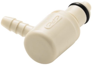 Picture of CPC Kupplungen 1/8 Hose Barb Valved Elbow Polypropylene Coupling Insert- 25 Stk,  Art.Nr. : PMCD230212