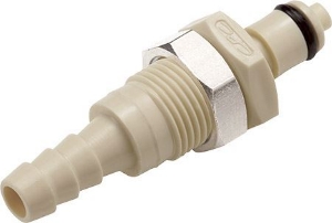 Picture of CPC Kupplungen 1/8 Hose Barb Valved Panel Mount Polypropylene Coupling Insert- 25 Stk,  Art.Nr. : PMCD420212