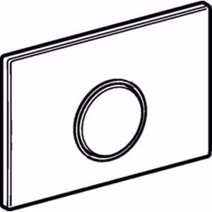 Picture of Geberit Sigma10 Abdeckplatte UP320 verchromt-mattchrom, Art.Nr. : 115.758.KH.5