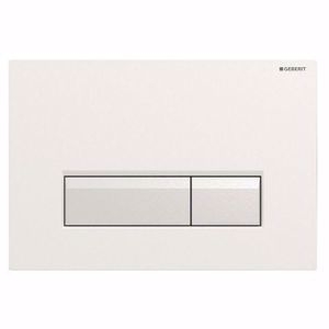Picture of Geberit Sigma40 Abdeckplatte weiss /alu.geb, Art.Nr. : 242.601.SI.1