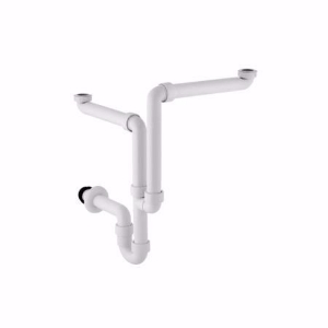 Picture of Geberit Rohrbogensifon 2-teil., weiss 1 1/4"+1 1/2", DN 40, Art.Nr. : 151.114.11.1