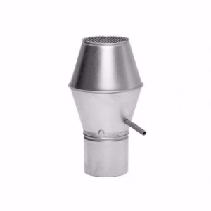 Picture of Lindab Regenhut mit Standrohr 1000mm, V2A, d:100 mm, Art.Nr. :DFH-R-100