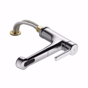 Picture of KWC SUNO Küche chromeline A 230 Hebelmischer Auszugbrause mit SprayClean bis 600 mm ausziehbar Powe, chromeline, wegnehmbar, flex-PEX 3/8", Art.Nr. : 10.171.053.000FL