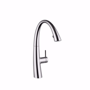 Picture of KWC ZOE Küche chromeline A 215 Hebelmischer Ausziehbare Umstellbrause verdeckt ergonomische Auszugr, chromeline, seitenbedient, flex-Pex 3/8", Art.Nr. : 10.201.102.000FL
