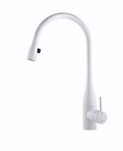 Picture of KWC EVE Küche AN ohne Licht A225, glacier white, seitenbedient,, flex-PEX 3/8", Art.Nr. : 10.111.103.150FL