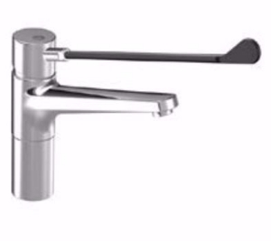 Picture of KWC GASTRO Küche Schwenka. A300, chromeline, langer Hebel, flex-PEX 3/8", Art.Nr. : 24.501.104.000LLFL