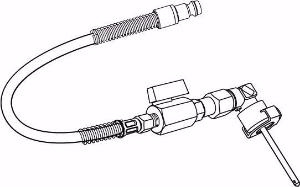 Bild von IMI Hydronic Engineering Messschlauch mit Messnadel, Winkel, rot, Art.Nr.: 311 074-61